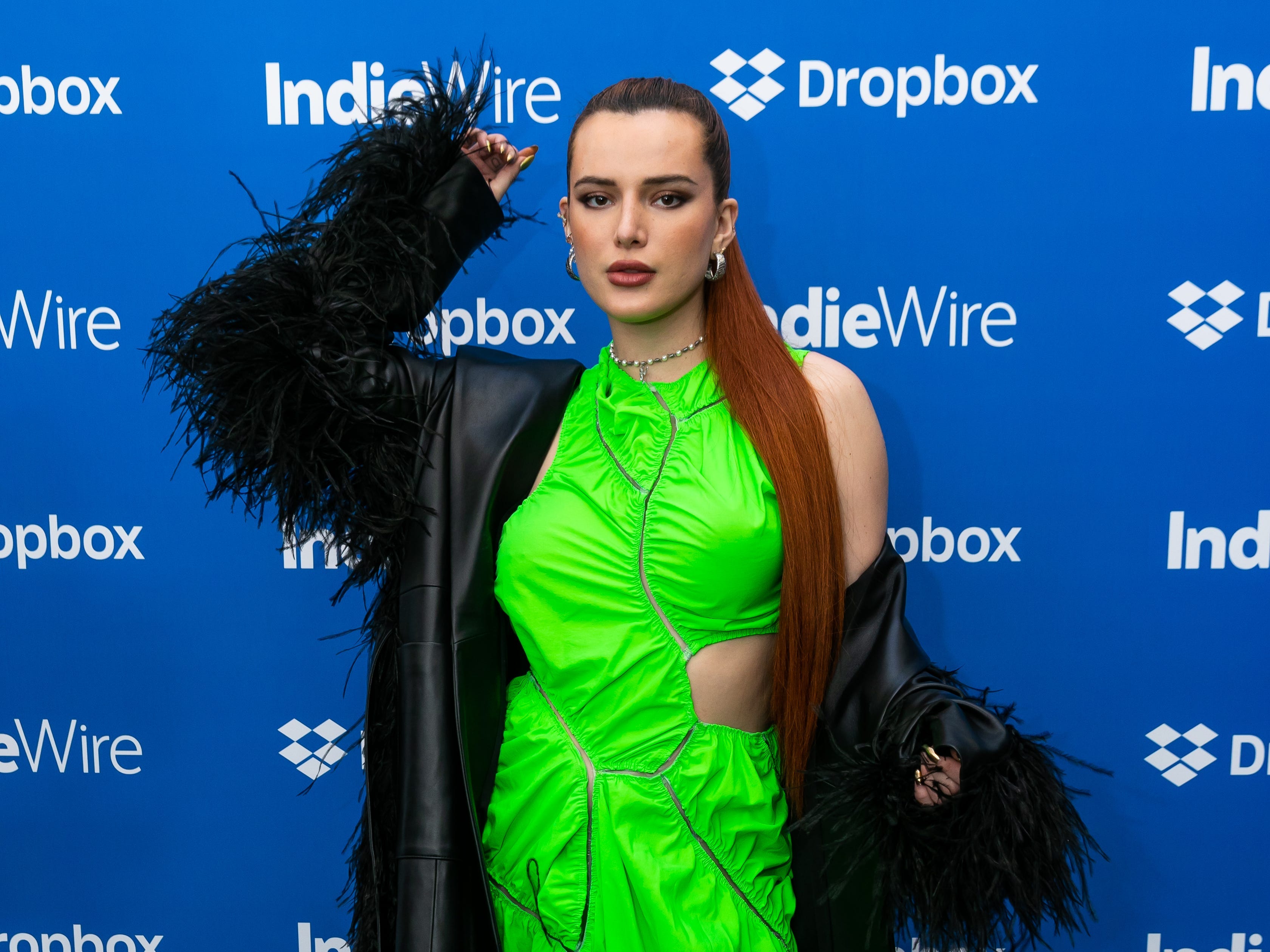 Bella Thorne im IndieWire Sundance Studio, präsentiert von Dropbox am 23. Januar 2023.
