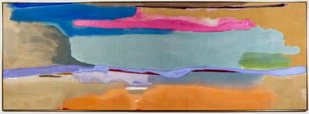 Aprilstimmung, 1974 von Helen Frankenthaler.  Mit freundlicher Genehmigung der ASOM Collection © Helen Frankenthaler Foundation, Inc/ARS, NY und DACS, London 2022