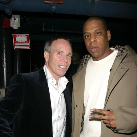 Hilfiger mit Jay Z bei der Weihnachtsfeier des Unternehmens im Jahr 2003.
