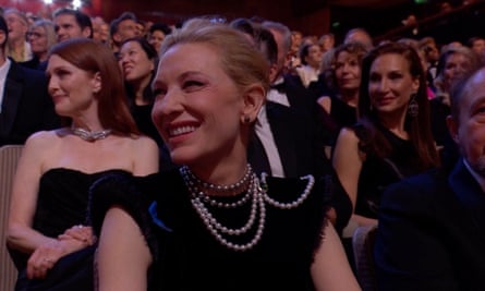 Cate Blanchett im Publikum der Baftas.