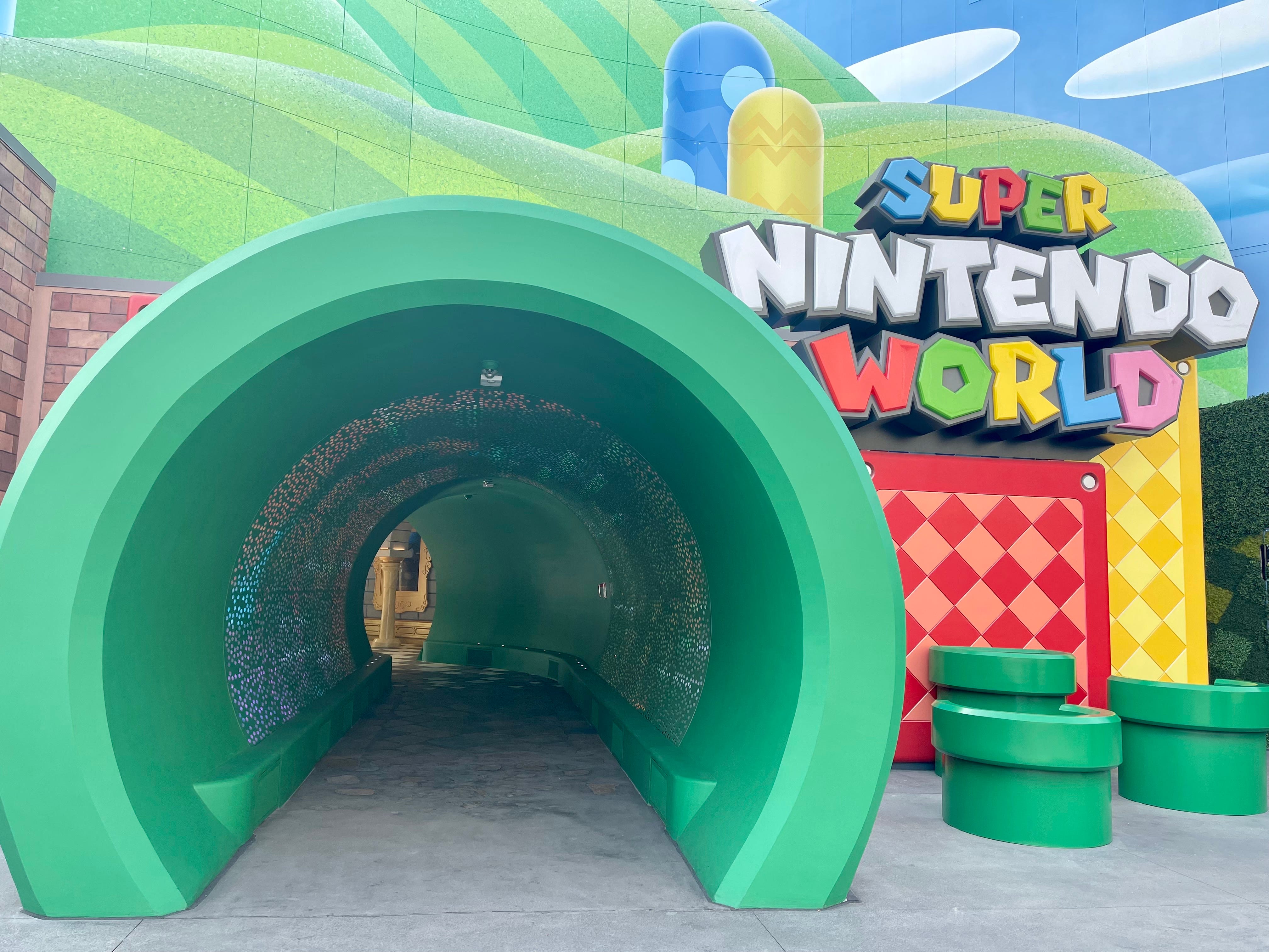 Green Pipe Super Nintendo Welteingang
