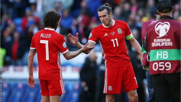 Joe Allen und Gareth Bale