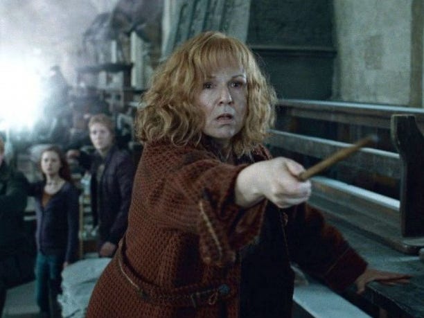 Molly Weasley in Harry Potter und die Heiligtümer des Todes