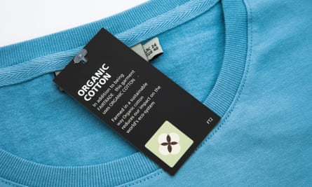Bekleidungslabel aus Bio-Fairtrade-Baumwolle