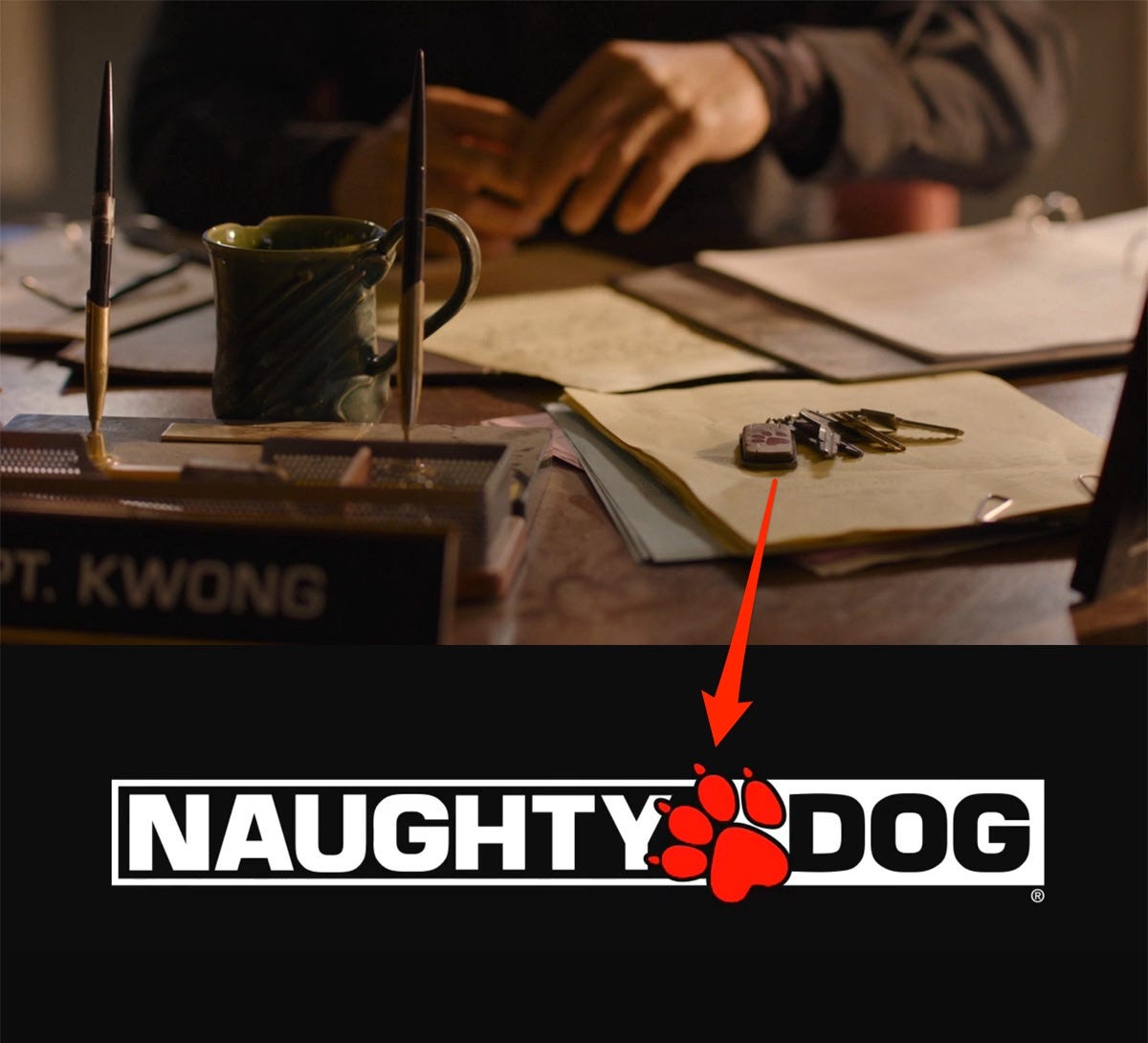 TLOU 107 Naughty Dog-Logo