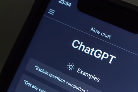 Der ChatGPT-Bot auf einem iPhone.