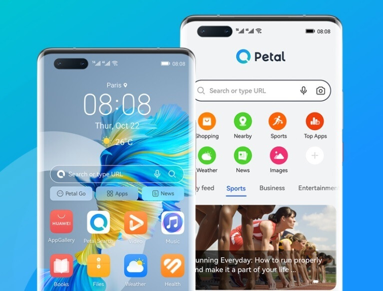 Petal Search ist eine der innovativsten Apps von Huawei – Berichten zufolge testet Huawei HarmonyOS 3.1, bevor es auf der P60-Reihe vorinstalliert wird