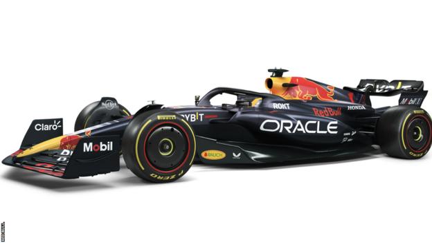 Red Bull 2023 Autolackierung