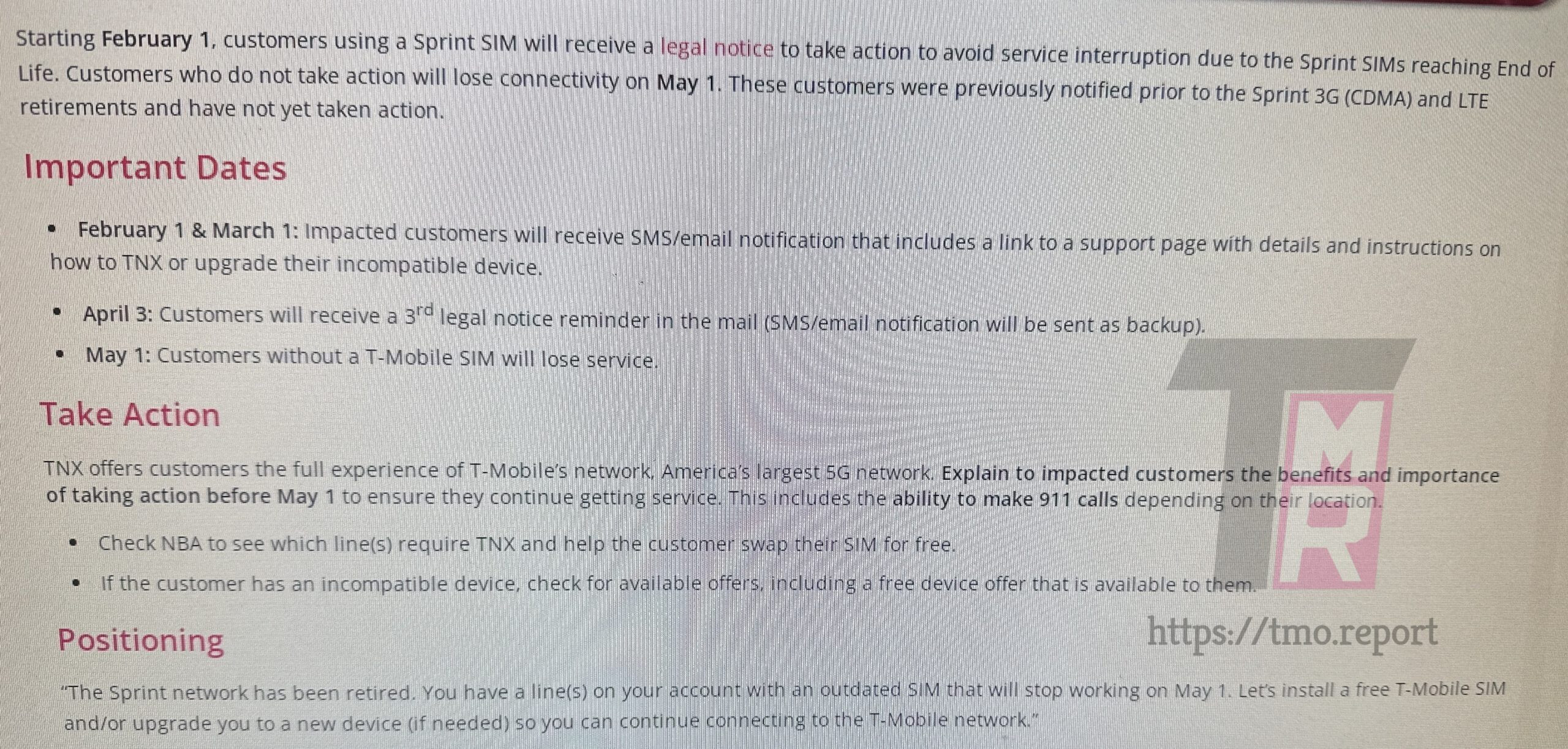 Quelle – The T-Mo Report – T-Mobile erinnert abwartende Sprint-Kunden daran, bis zum 1. Mai oder sonst auf eine T-Mobile-SIM-Karte umzusteigen
