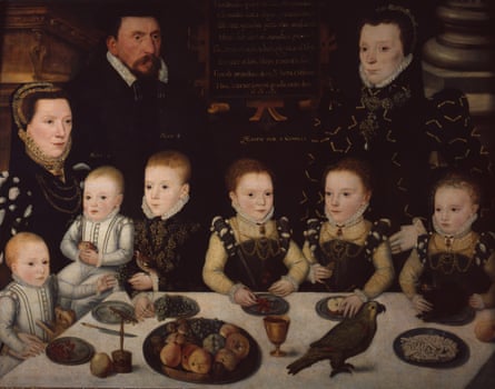Ein weiteres Meisterwerk … William Brooke, 10. Lord Cobham und seine Familie, vom Master of the Countess of Warwick, 1567.