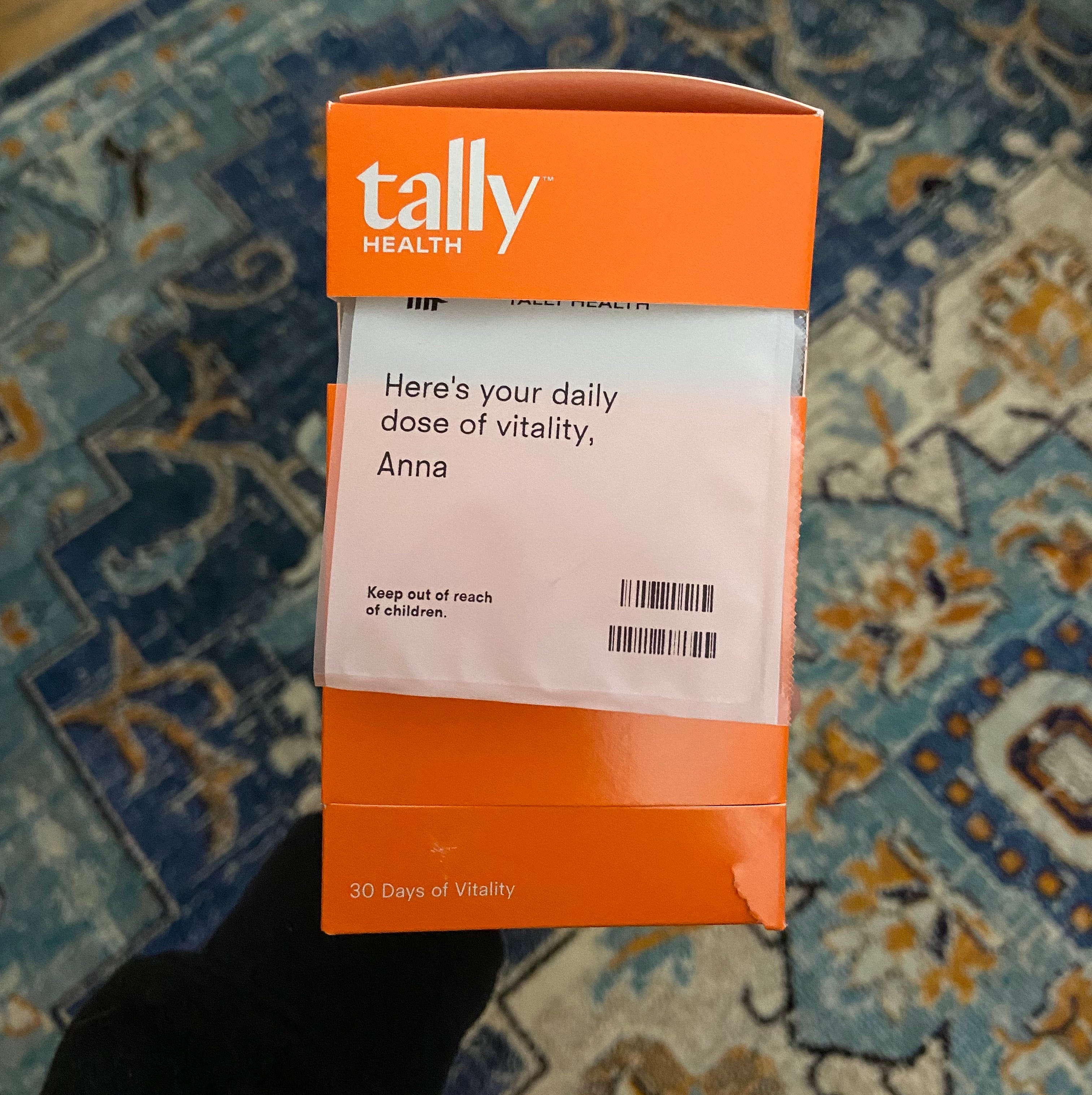 Nahrungsergänzungsmittel von Tally Health