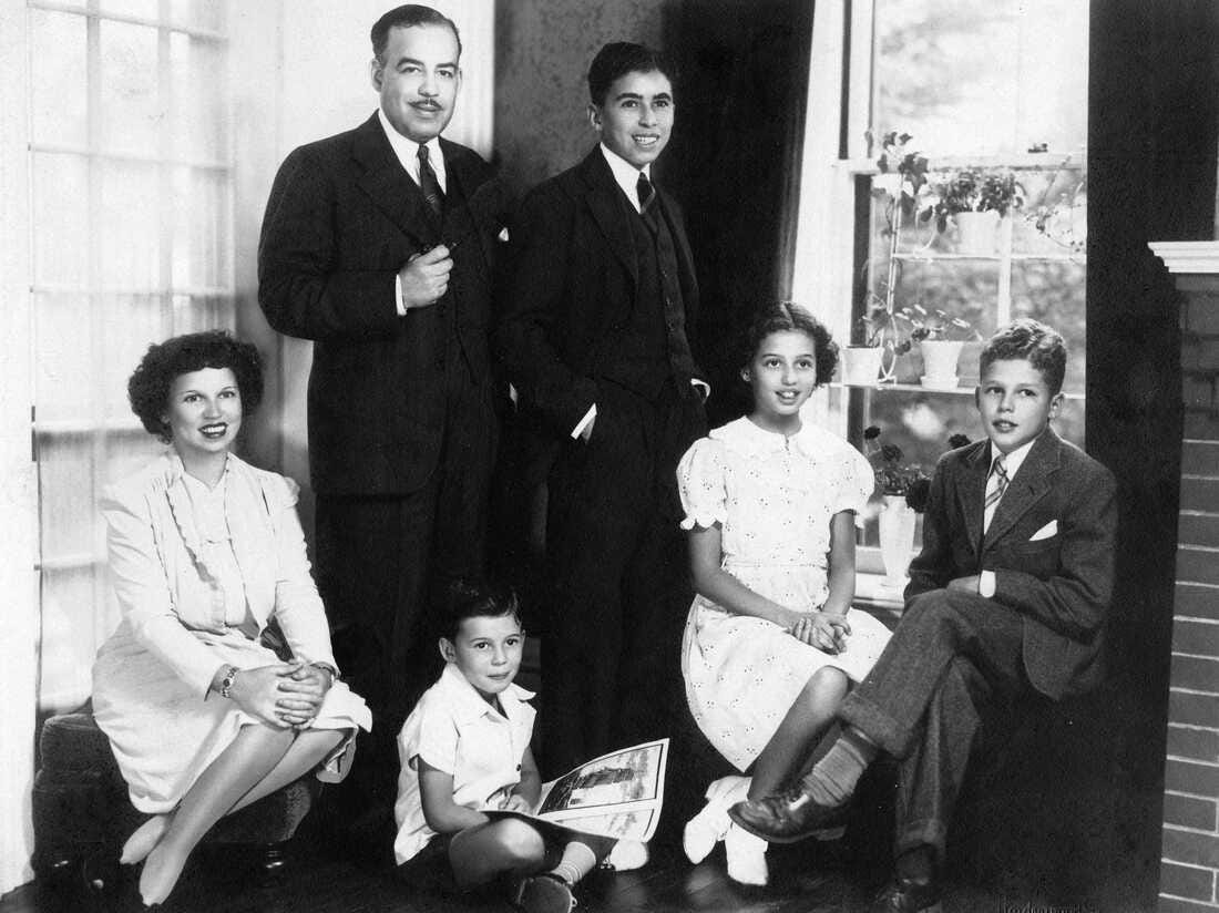 Dr. Albert Johnston und seine Familie
