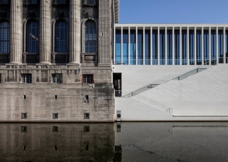 James-Simon-Galerie – angeschlossen an das Pergamonmuseum – in Berlin, fertiggestellt 2018.