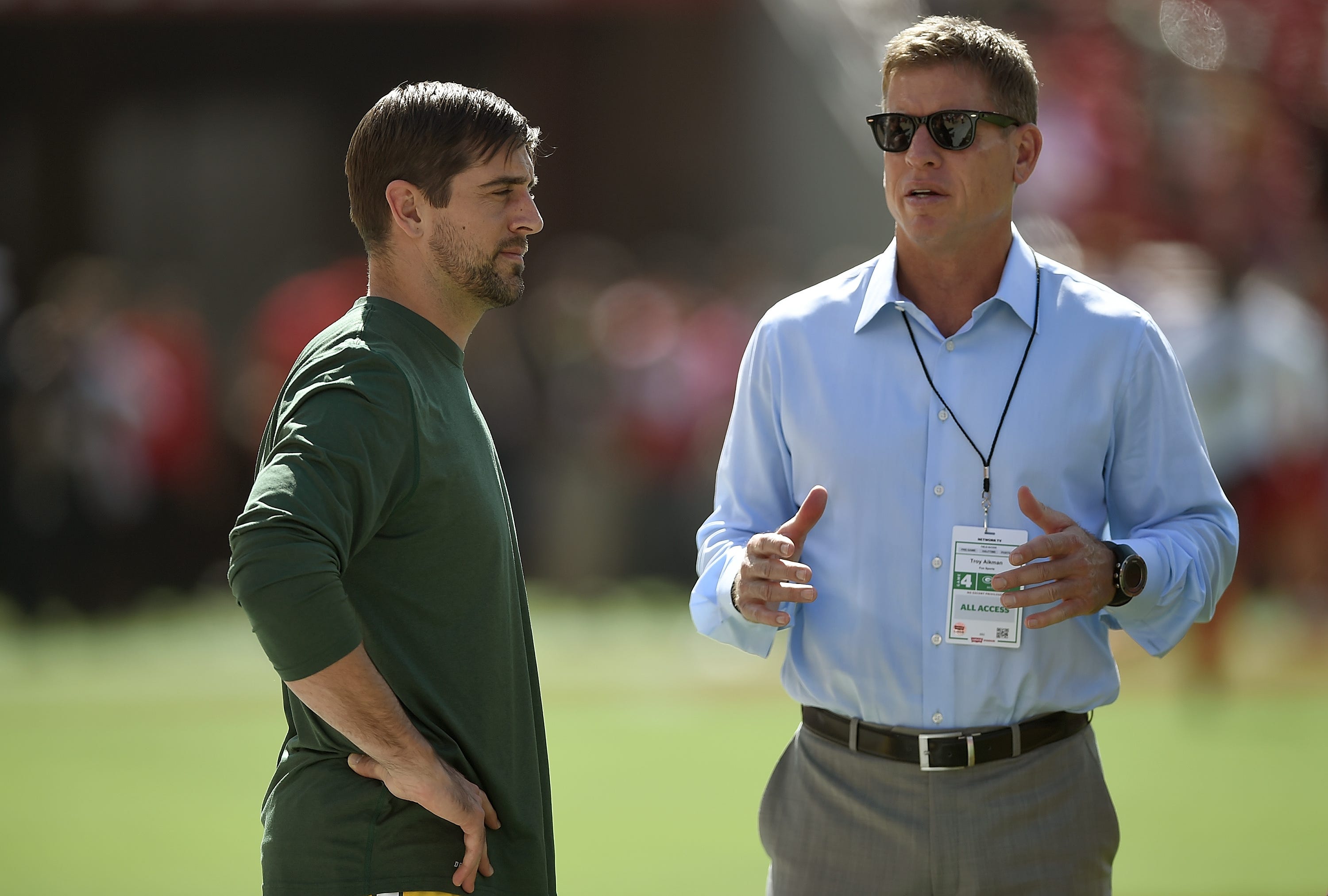Troy Aikman, Aaron Rodgers