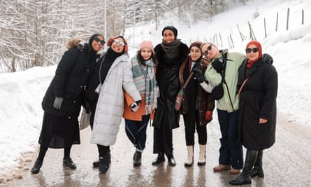 Die muslimische Frauengruppe war letzten Monat auf einer Reise in die Rugova-Berge des Kosovo