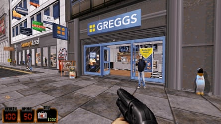 Bekannte Sehenswürdigkeiten … Sainsbury's und Greggs Screenshot.