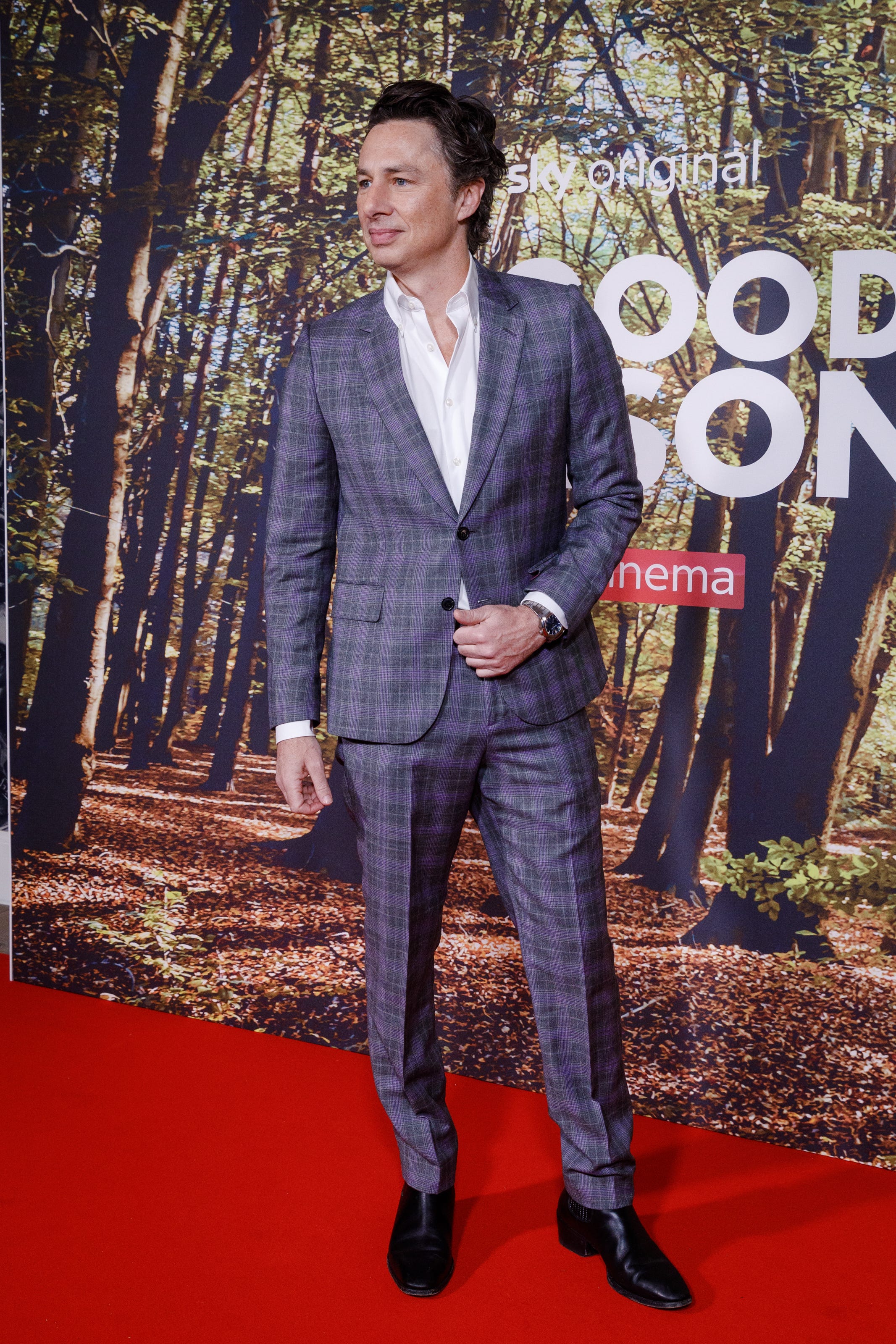 Zach Braff bei der UK-Premiere von „A Good Person“.
