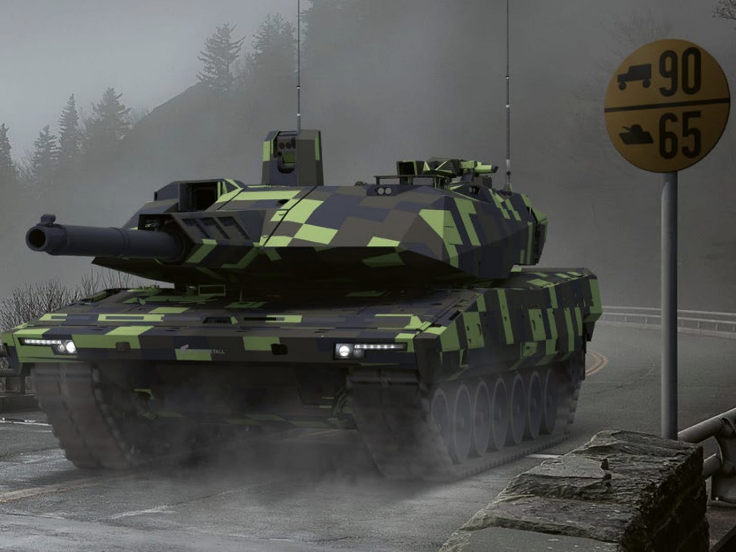 Kampfpanzer Rheinmetall Panther KF51