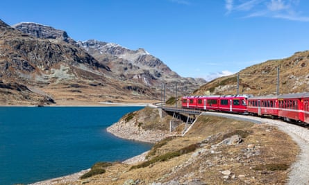 Lago Bianco aus dem Bernina Express