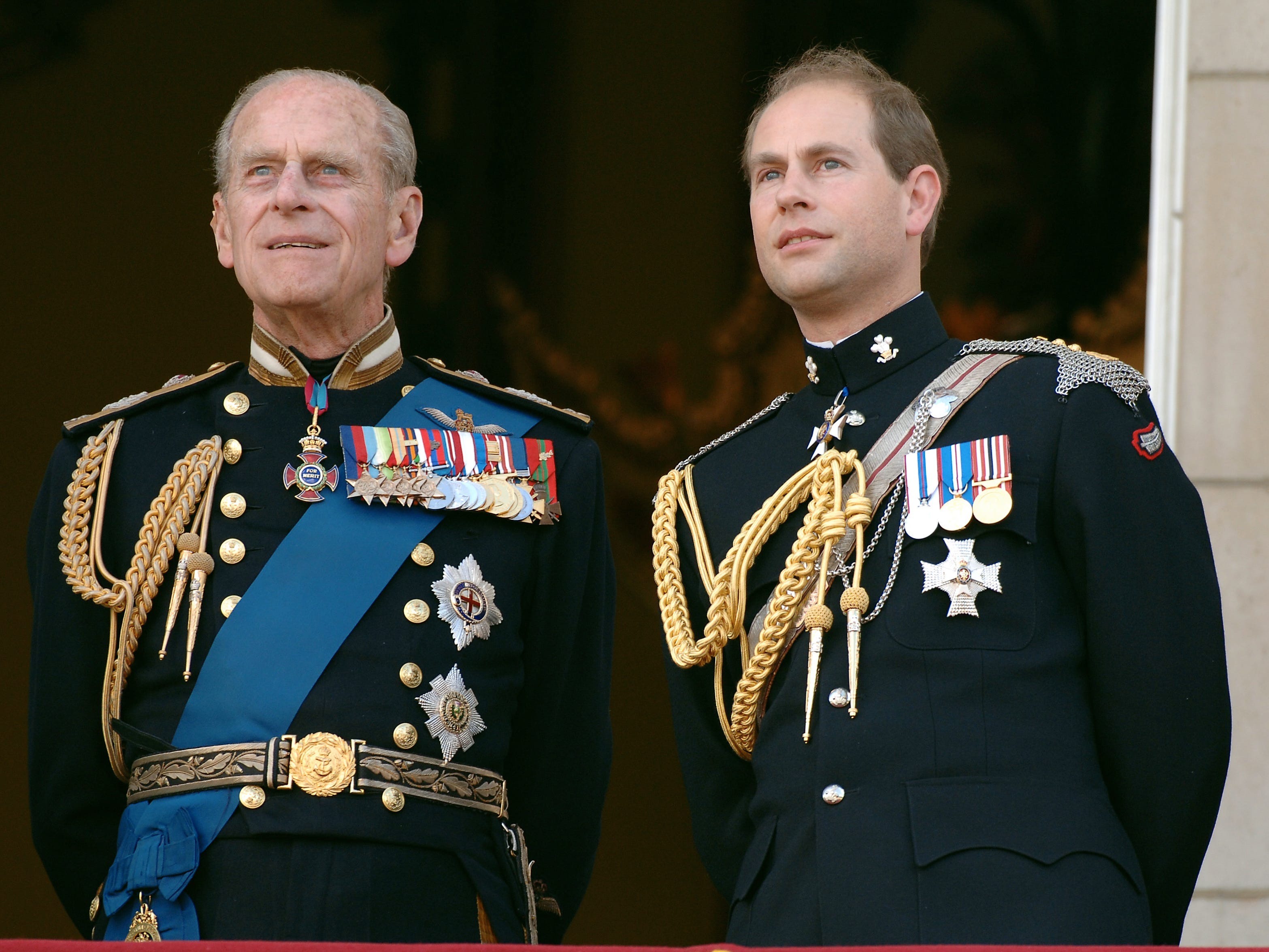 Prinz Philip und Prinz Edward im Jahr 2005.