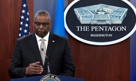 US-Verteidigungsminister Lloyd Austin spricht im Pentagon