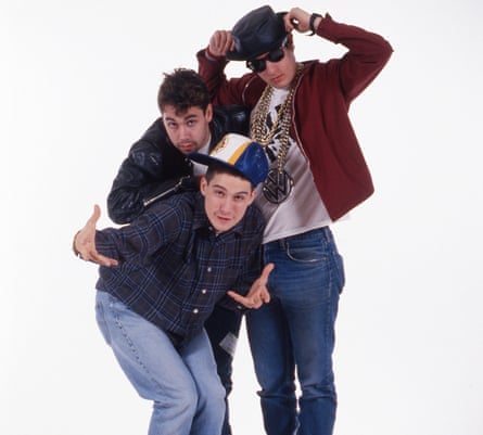 Beastie Boys: von (L nach R) Adam Horovitz (Ad-Rock), Adam Yauch (MCA), Mike Diamond (Mike D). 
