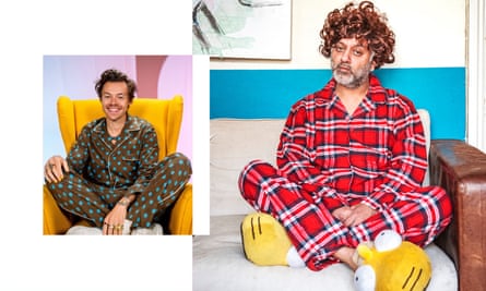 Tag und Nacht … Harry Styles und Rich Pelley im Schlafanzug
