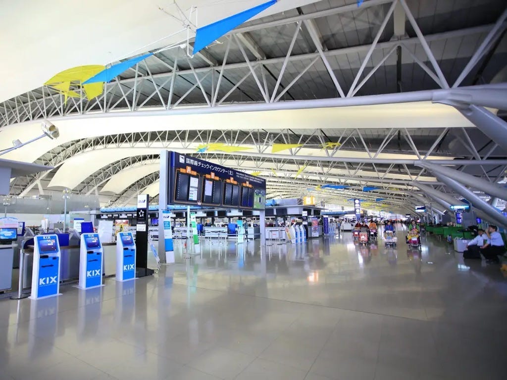 Internationaler Flughafen Kansai.