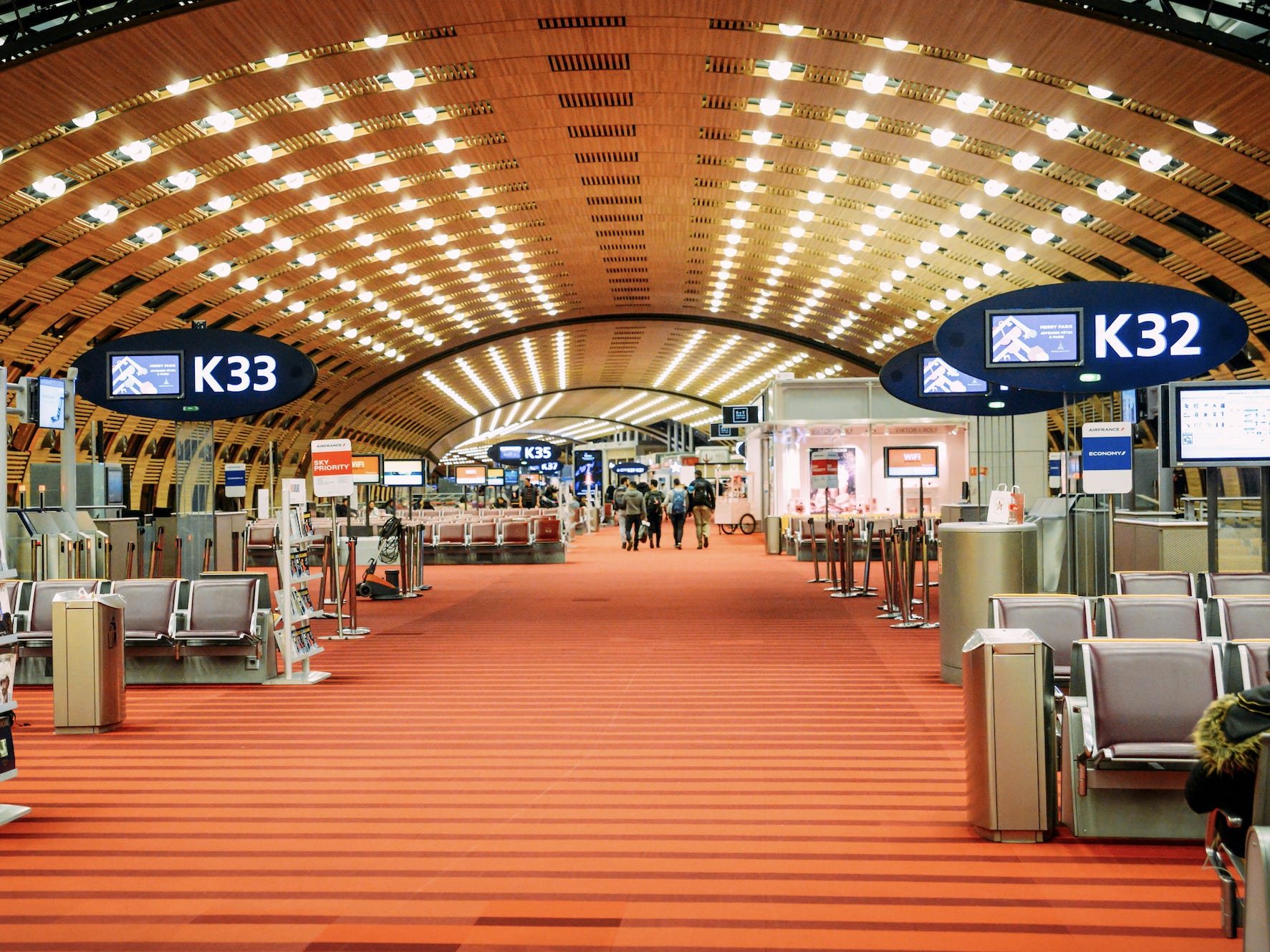 Flughafen Paris-Charles de Gaulle.