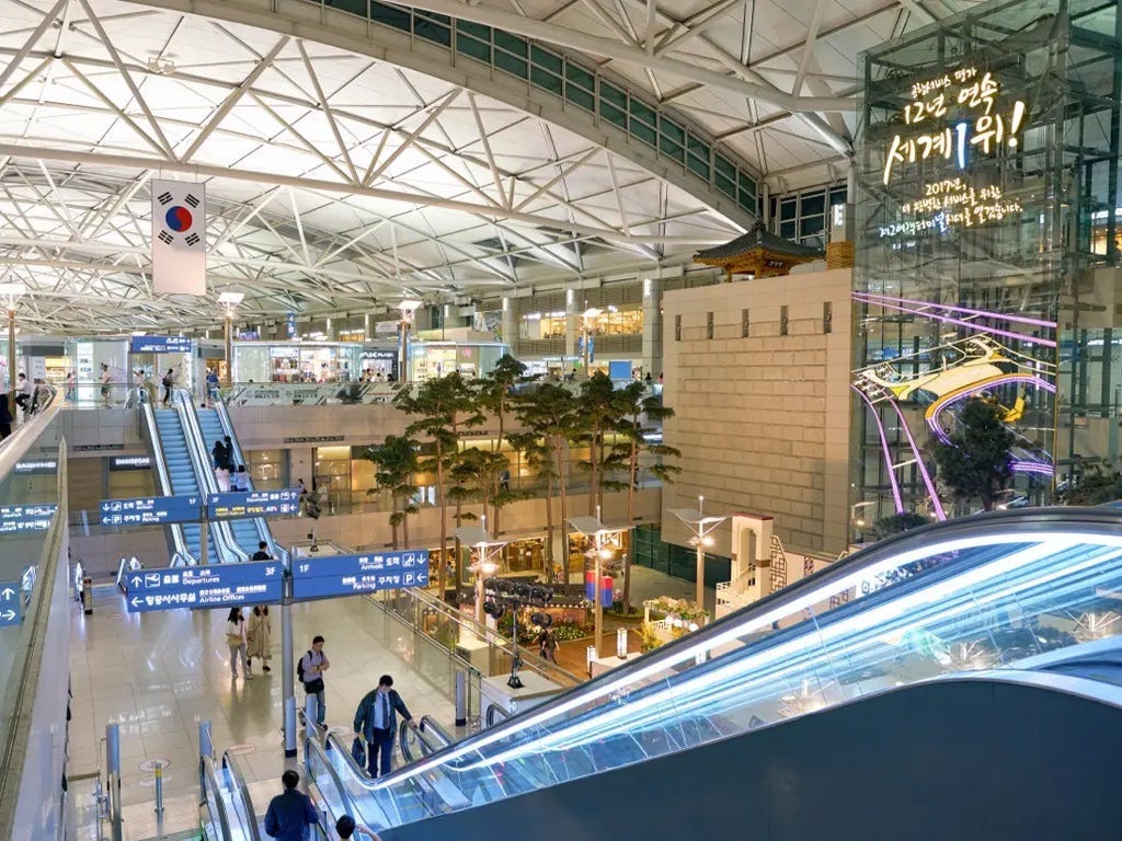 Internationaler Flughafen Incheon.