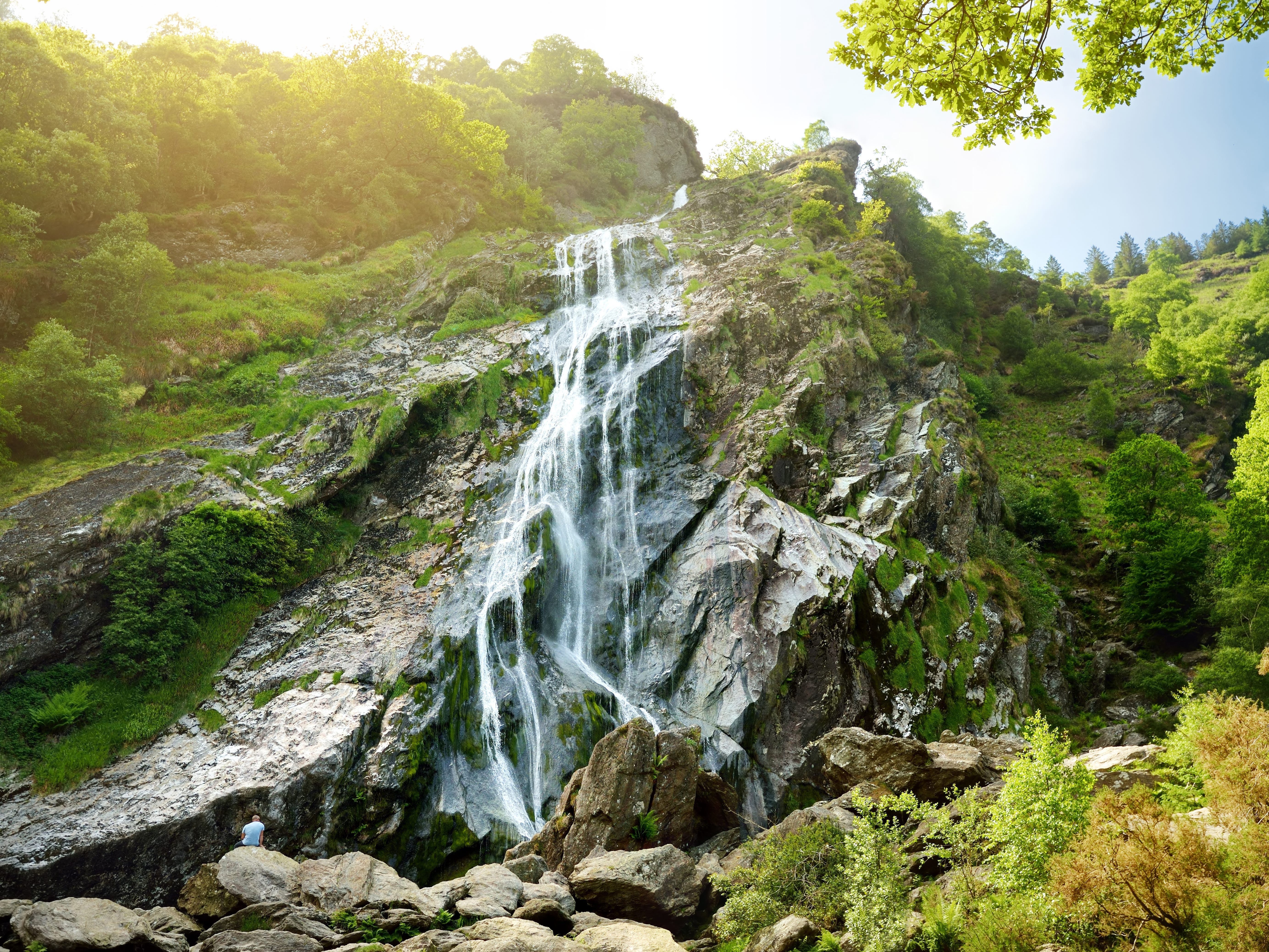 Der Powerscourt-Wasserfall in Irland.