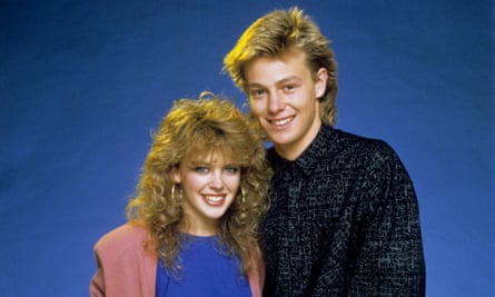 Kylie Minogue und Jason Donovan in Neighbours in den späten 80ern.
