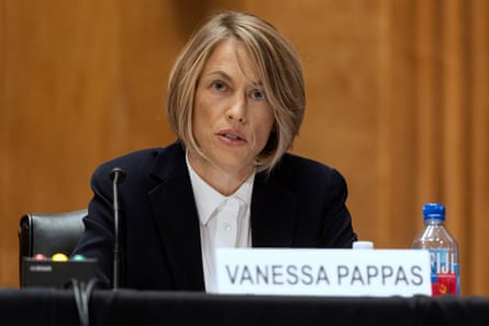 Vanessa Pappas, Chief Operating Officer von TikTok, sagte im September 2022 vor dem Senat aus.