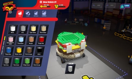 Garagenmodus … Lego 2K Drive.