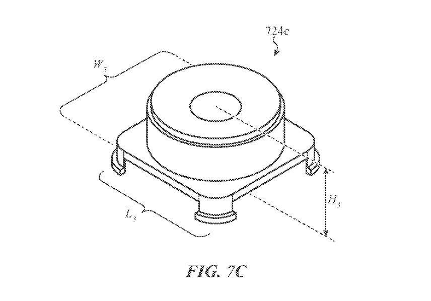 Eine weitere Illustration aus Apples Patentanmeldung – Apple strebt ein Patent für eine Apple Watch Kamera an, die für Face ID verwendet werden könnte