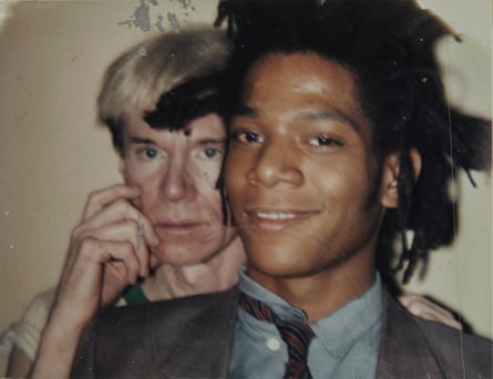 Andy Warhol, Selbstporträt mit Jean-Michel Basquiat, 1982.