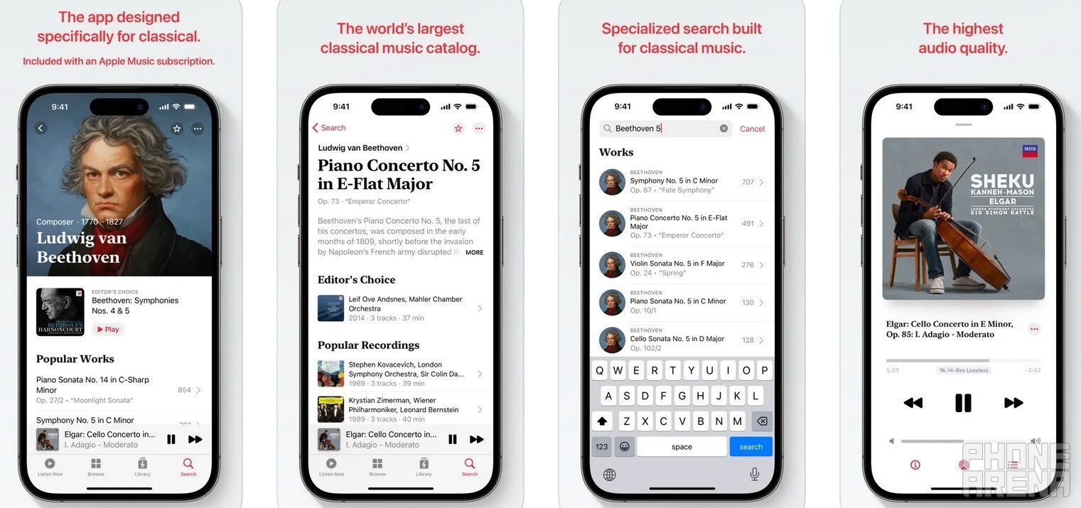 Apple stellt seine neue eigenständige Classical Music App vor - Apple kündigt neue eigenständige App für diejenigen mit einem an "hochnäsig" Musikgeschmack