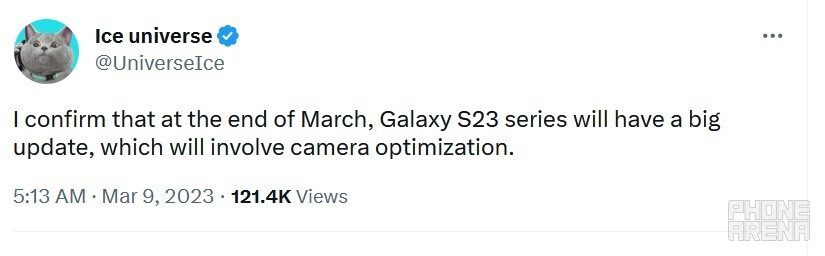 Der zuverlässige Tippgeber Ice Universe sagt, dass Samsung ein Update für die Galaxy S23-Reihe veröffentlichen wird, um die Kameras zu optimieren – Samsung bereitet Berichten zufolge ein riesiges Update vor, um die Kameras seiner Galaxy S23-Reihe zu verbessern