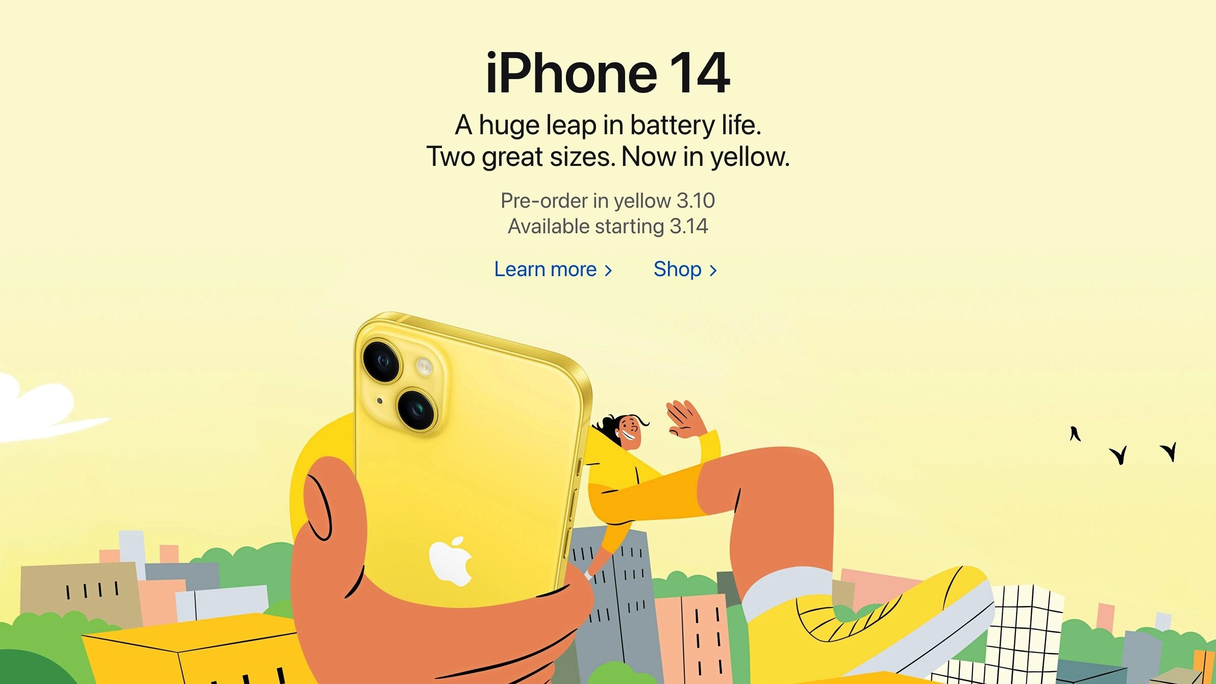 Apples Marketingmaschine läuft.  - Das neue gelbe iPhone 14 ist der schlechteste Kauf, den Sie derzeit tätigen könnten (Apples Denkspiele)
