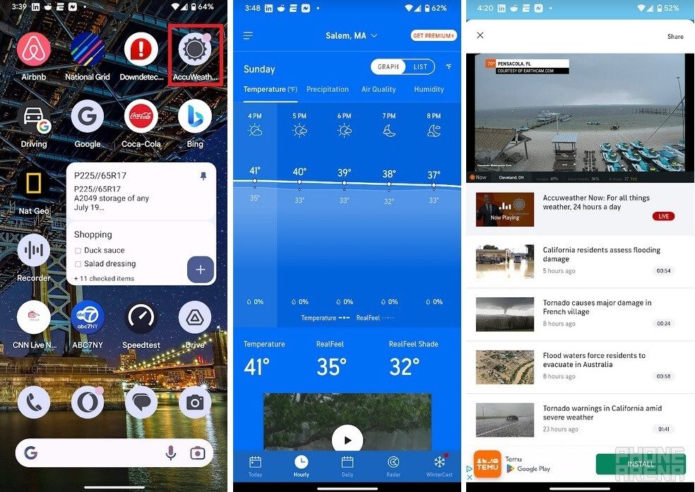 Die AccuWeather-App erhält einige neue Funktionen - Neue Funktionen wurden der beliebten iOS- und Android-Wetter-App hinzugefügt