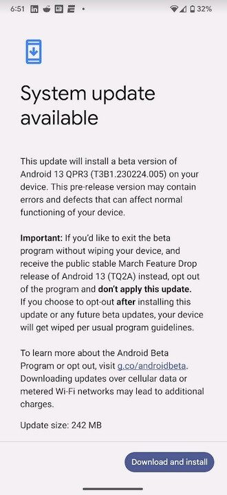 Das QPR3 Beta 1-Update ist jetzt für berechtigte Pixel-Benutzer verfügbar – QPR3 Beta 1 wurde für Pixel-Benutzer veröffentlicht, die das Beta-Programm beenden oder bis Juni bleiben können