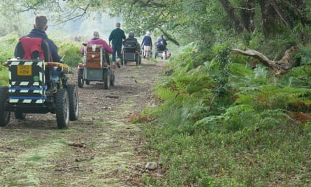 Rollstuhl-Offroad-Festival in Dartmoor