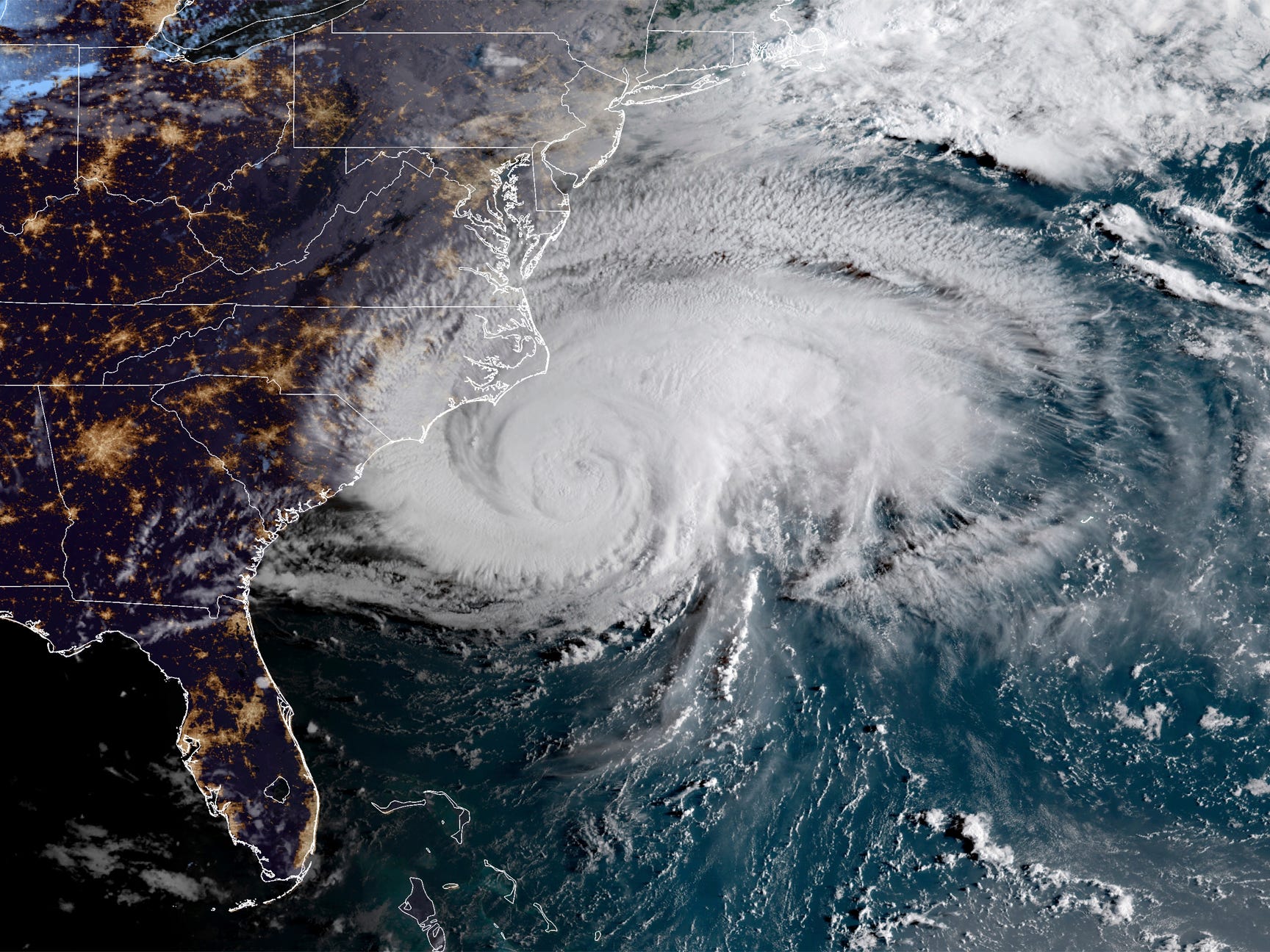 Hurrikan Florenz Satellitenbild