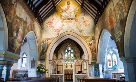 Berwick Church, dekoriert von Vanessa Bell und Duncan Grant.