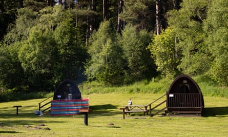Campingplatz Kielder, Northumberland.