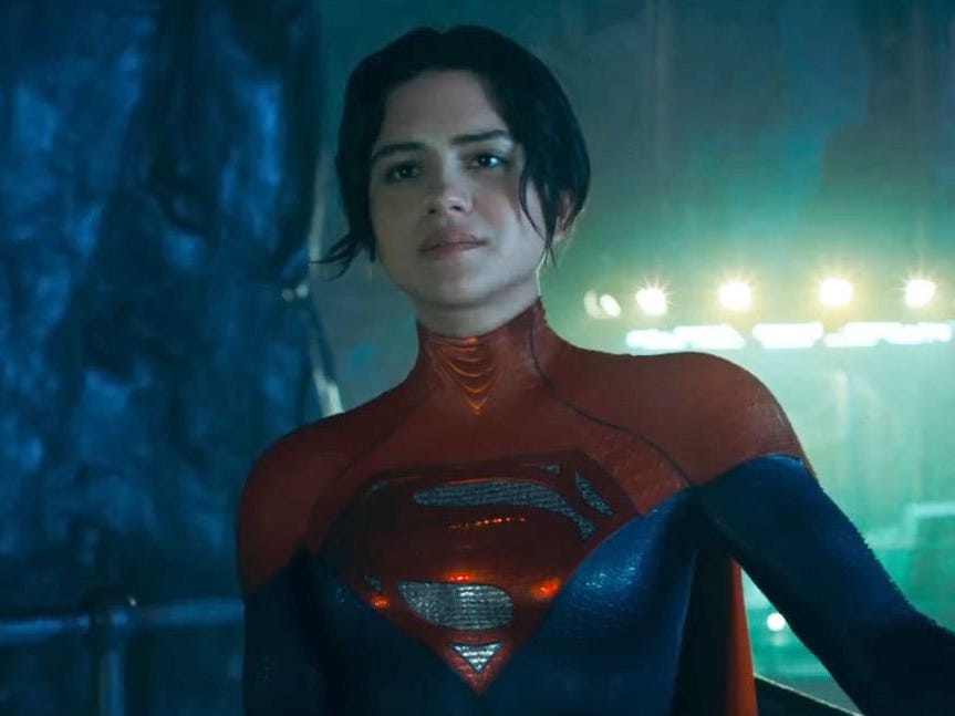 Sasha Calle als Supergirl in „The Flash“.