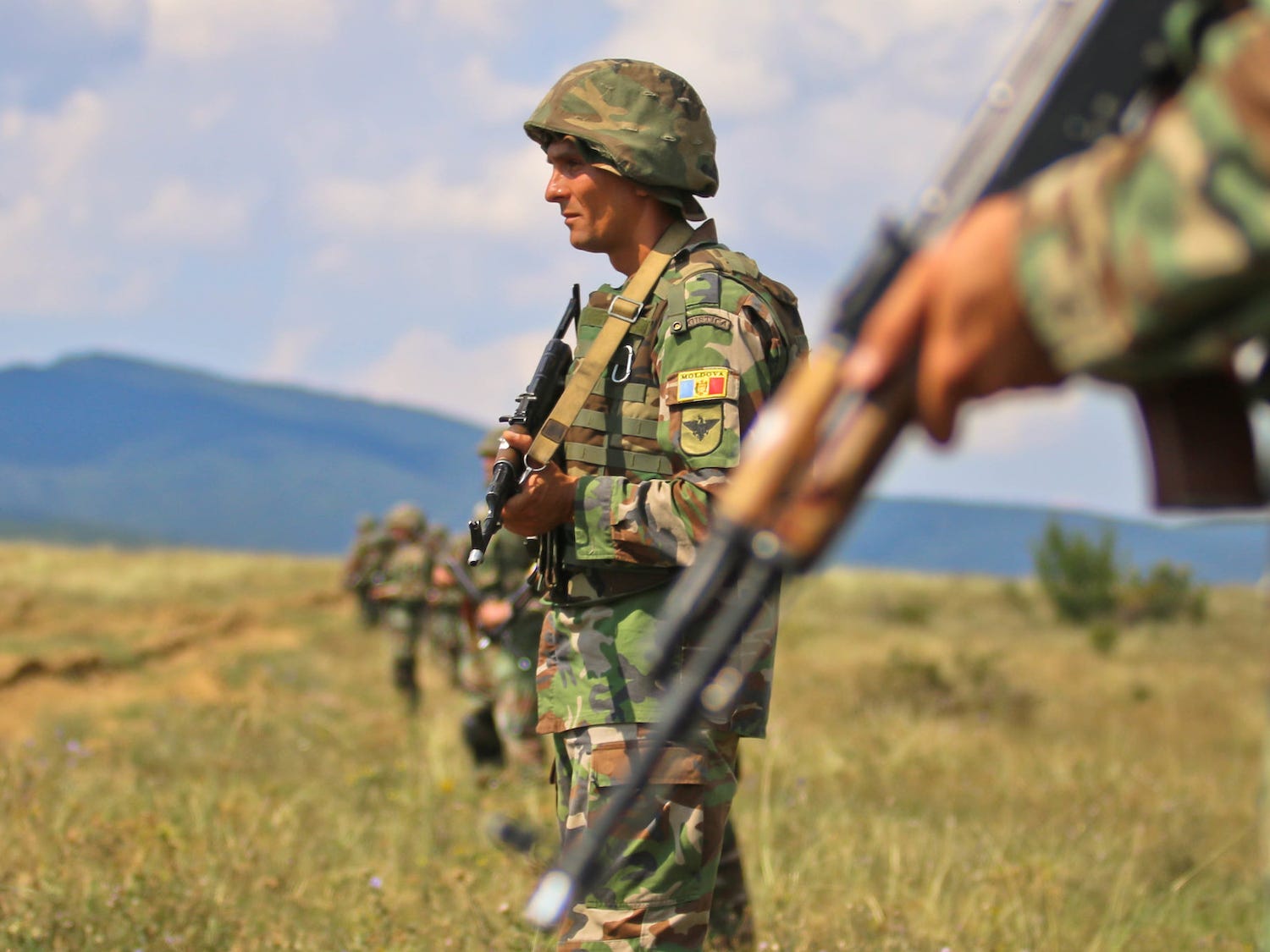 Moldawien Militärsoldaten NATO Bulgarien