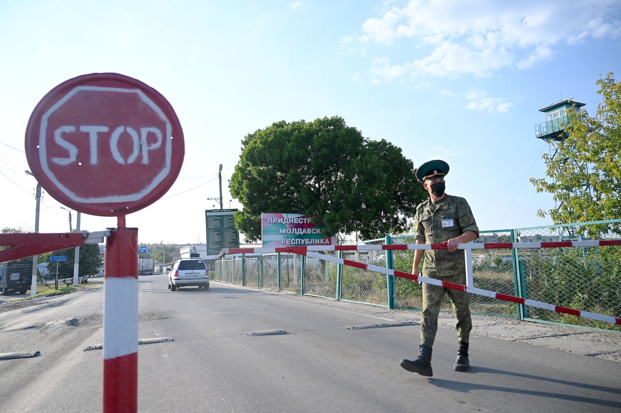 Pervomaysk Transnistrien Moldawien Ukraine Grenzschutz