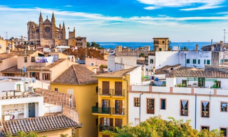 Palma de Mallorca mit Blick auf die Kathedrale.