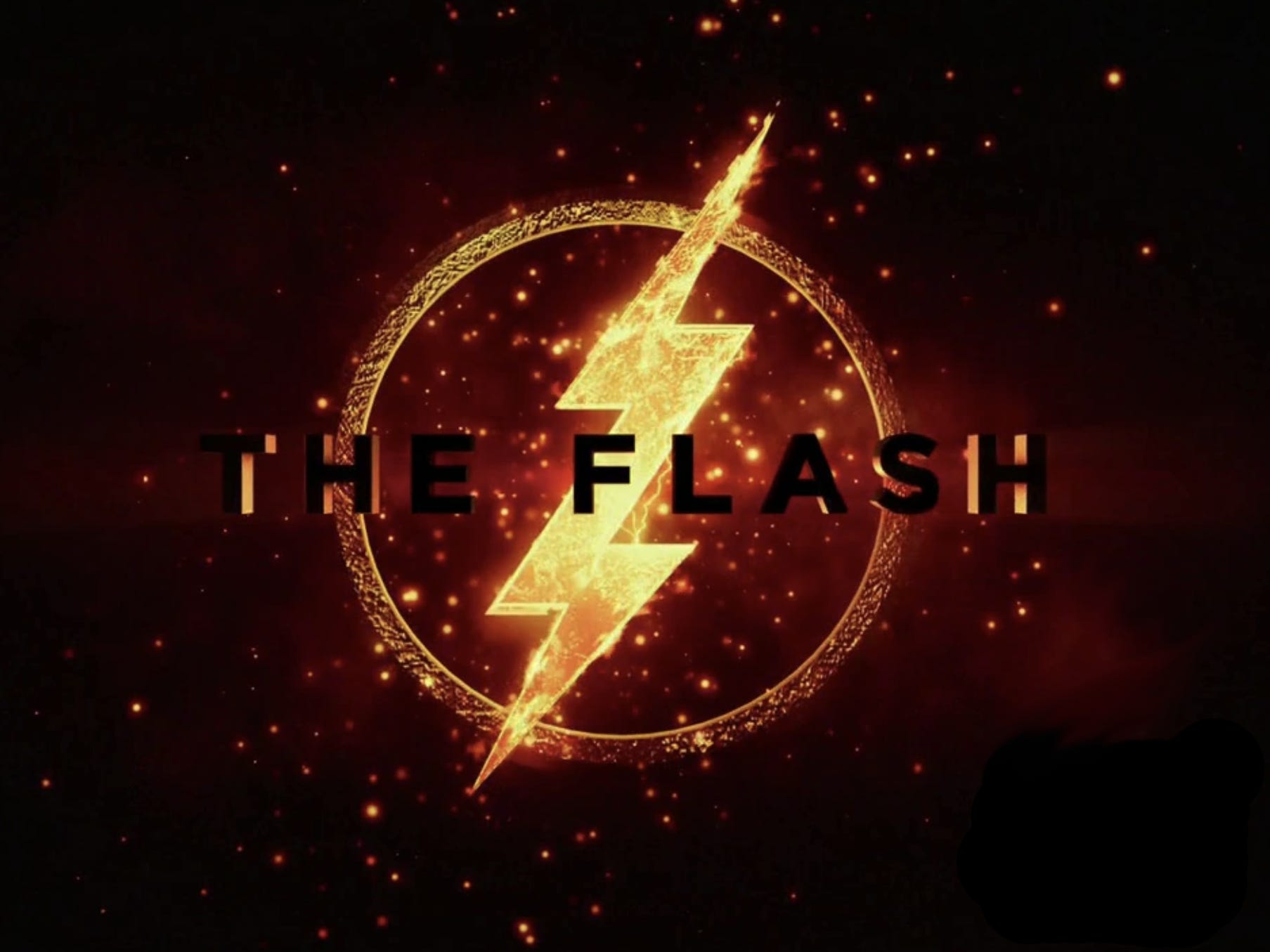 Das Originallogo für den Film „The Flash“.